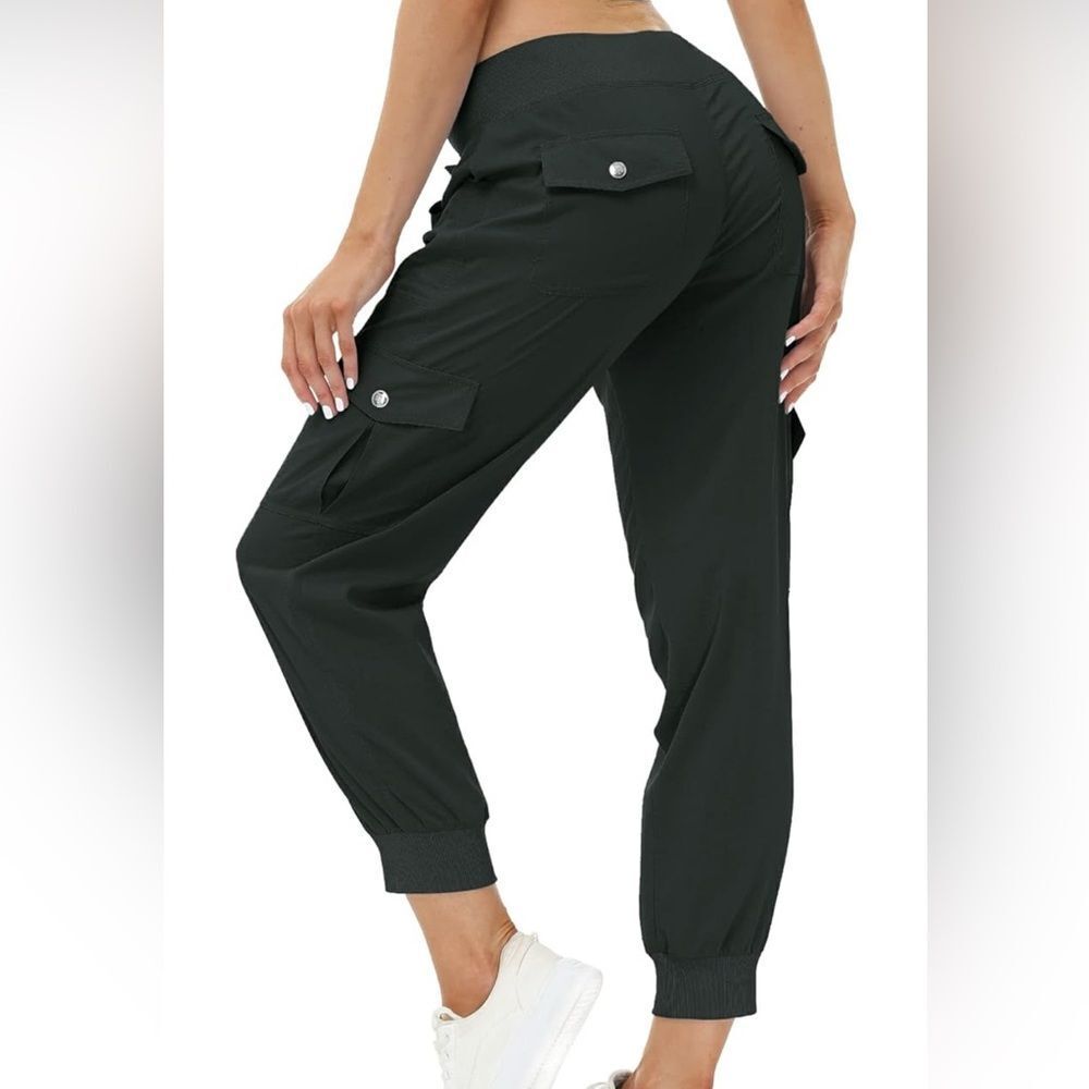 Cargo Jogger Pants in Charcoal, Women’s Size Large - Picture 2 of 8